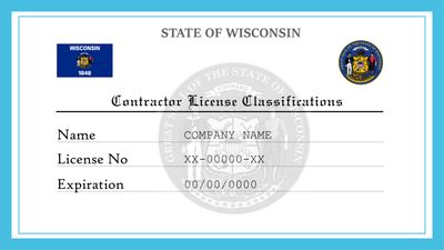 Wisconsin Contractor License Classifications