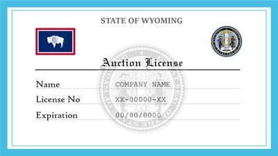 Wyoming Auction License