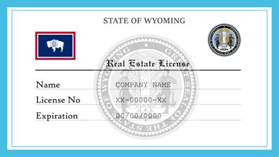 Wyoming Real Estate License