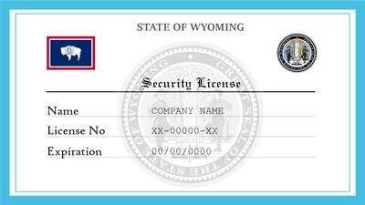 Wyoming Security License