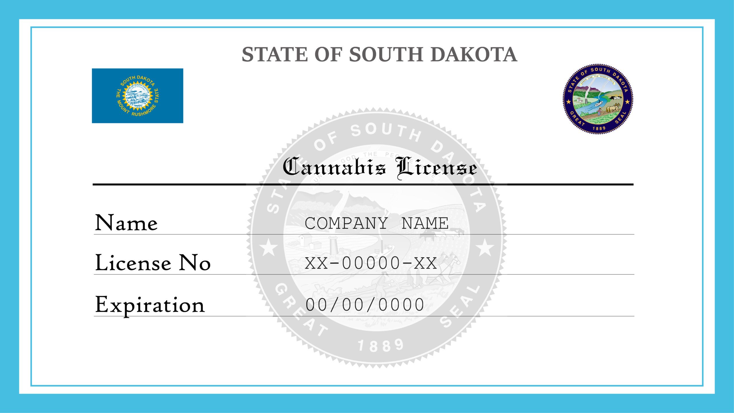 South Dakota Cannabis and Marijuana License | License Lookup