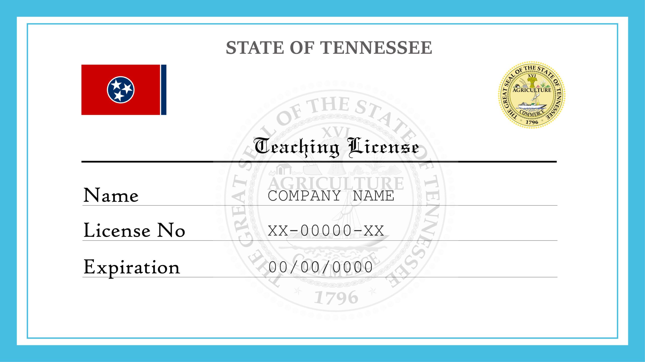 Tennessee Teacher License License Lookup