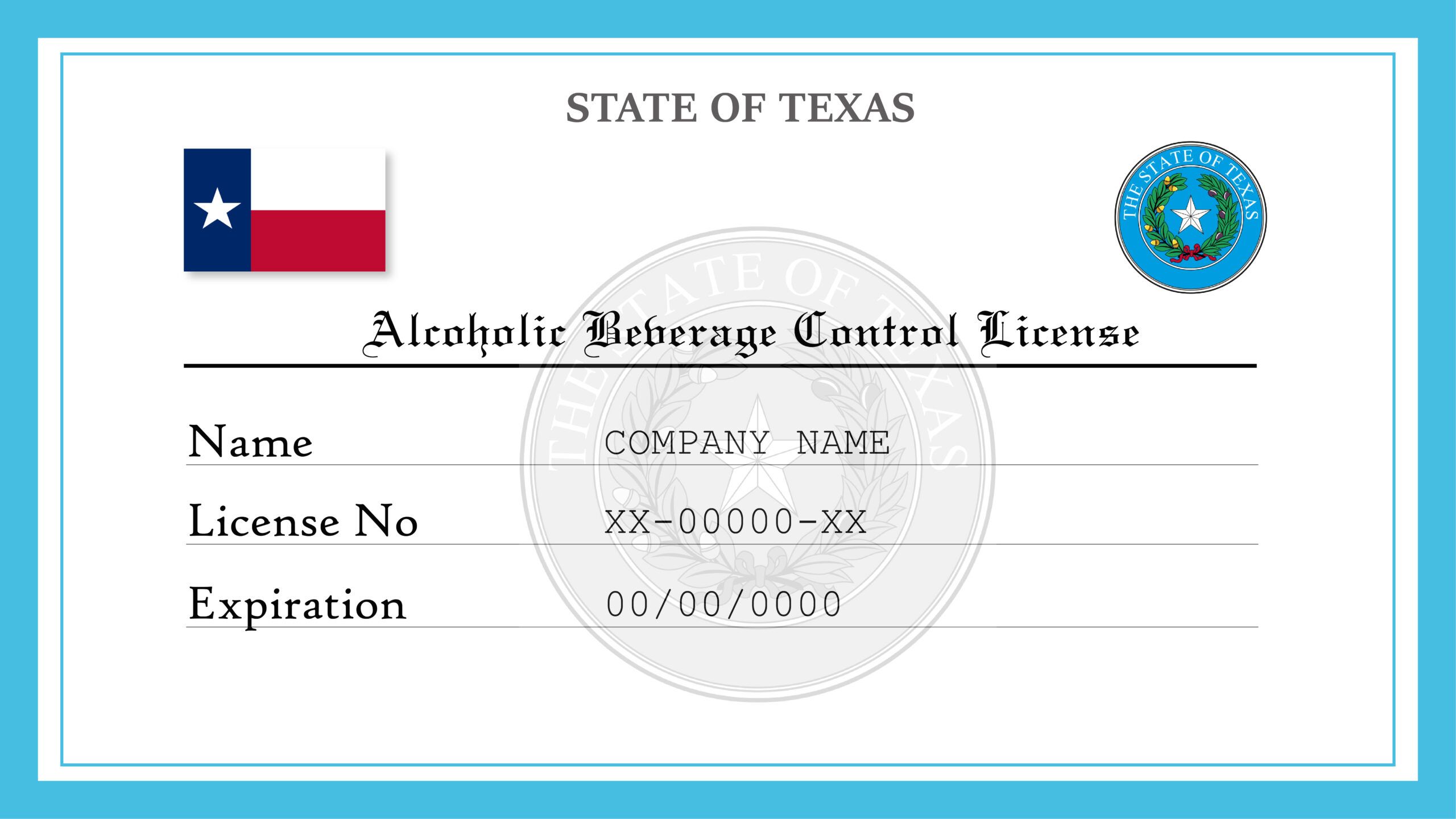 Texas Liquor License License Lookup