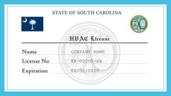 South Carolina HVAC License | License Lookup