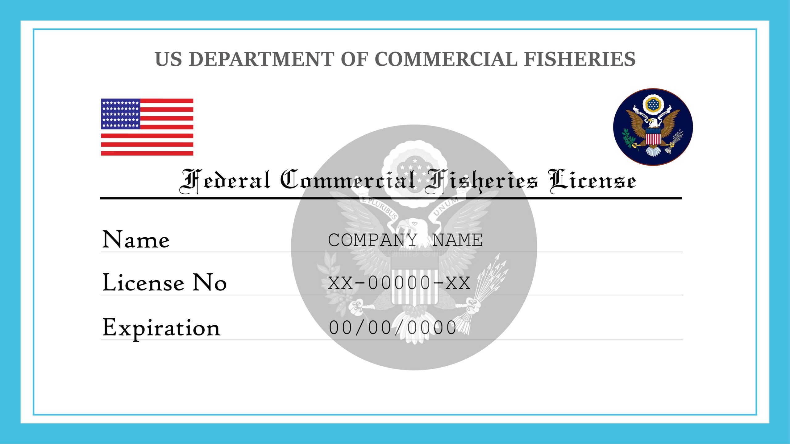 Federal Commercial Fisheries License License Lookup