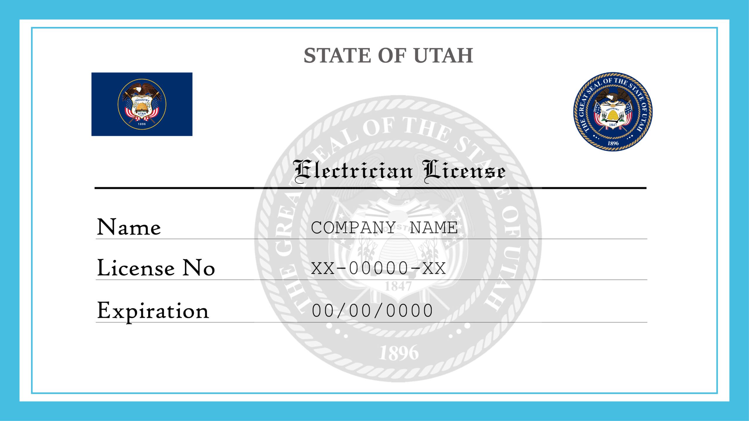 Utah Electrician License License Lookup