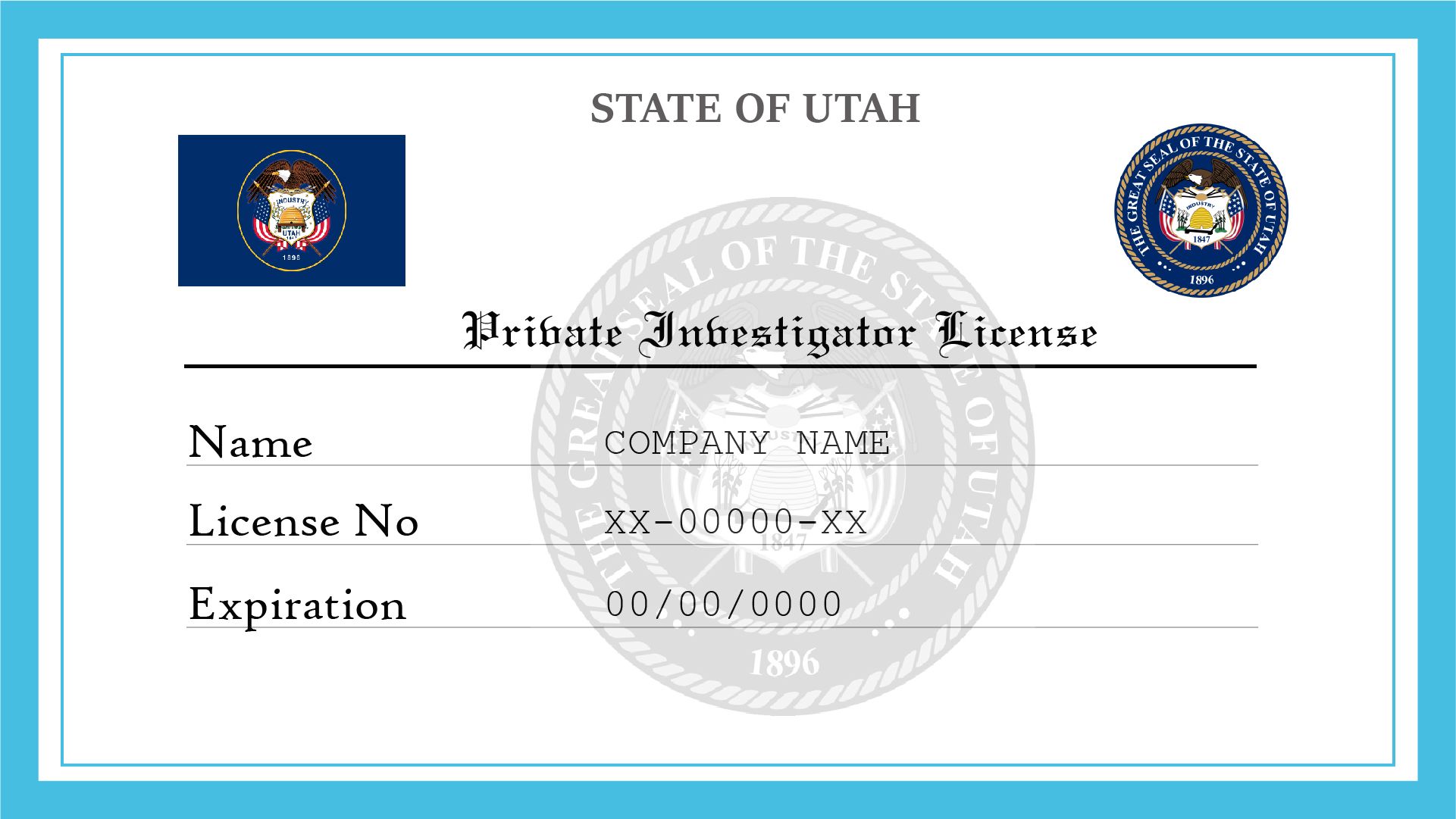 Utah Private Investigator License | License Lookup