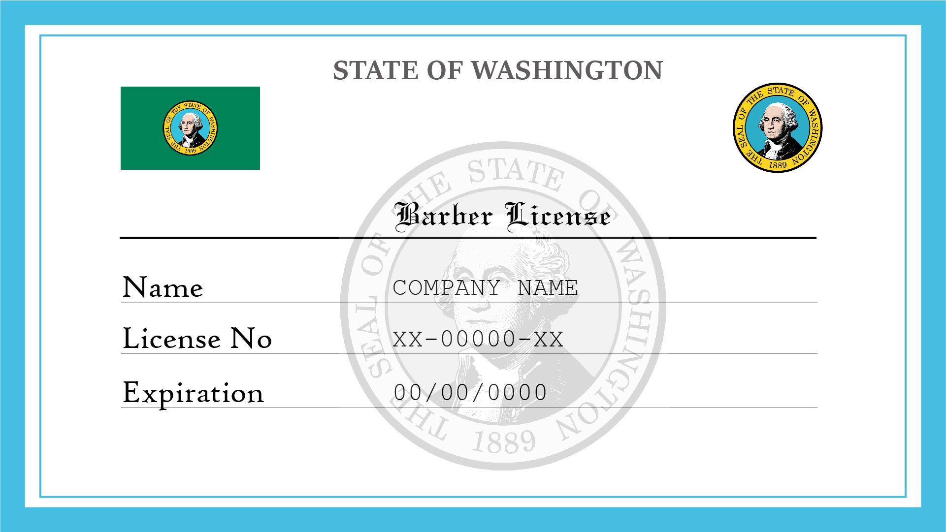 Washington Barber License 544f81f243 