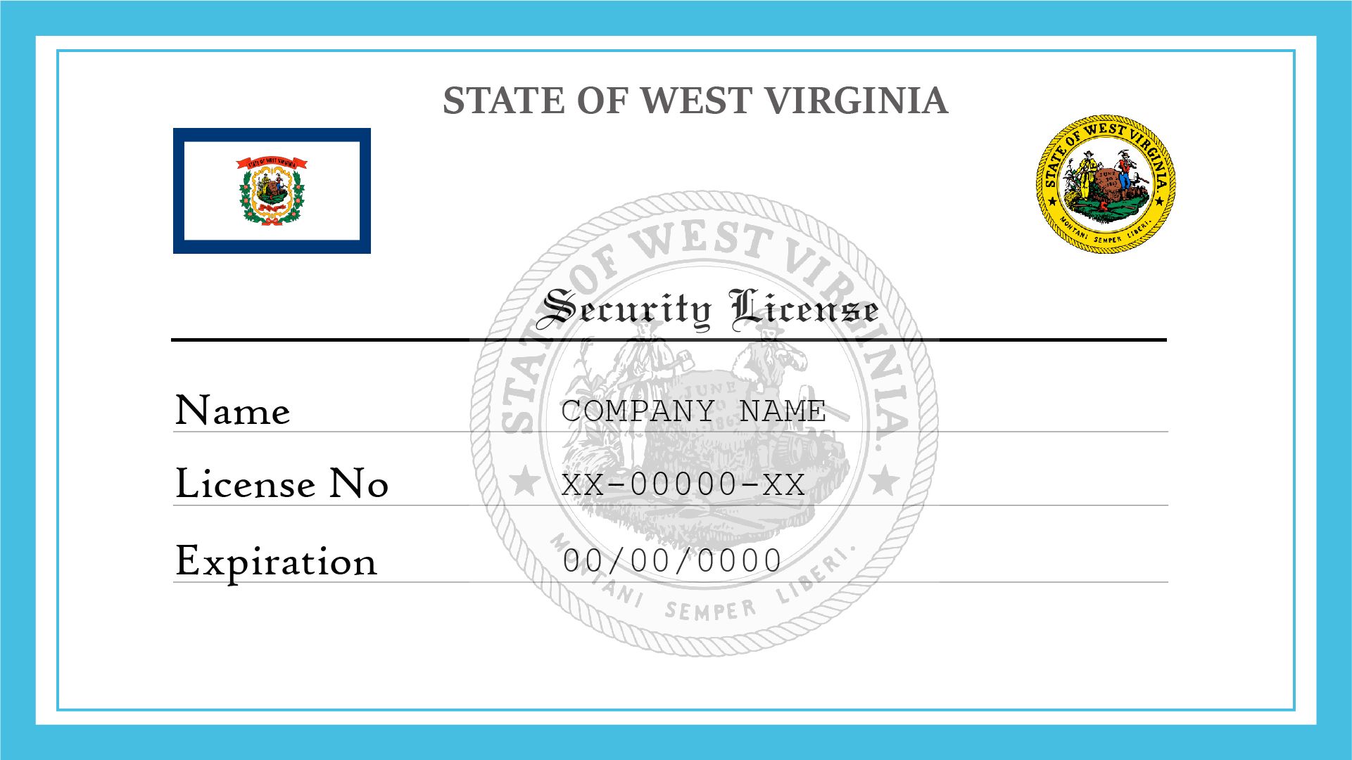 West Virginia Security License | License Lookup