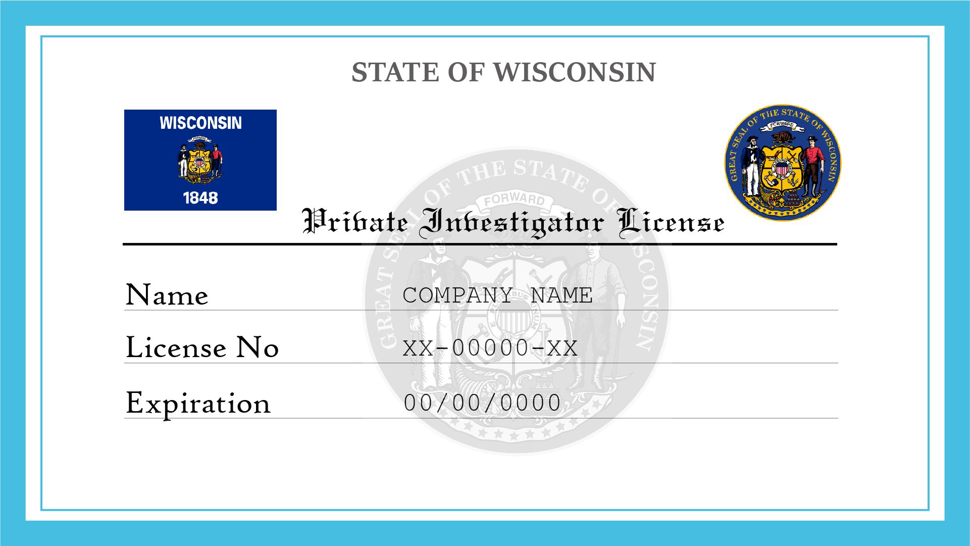 Wisconsin Private Investigator License License Lookup