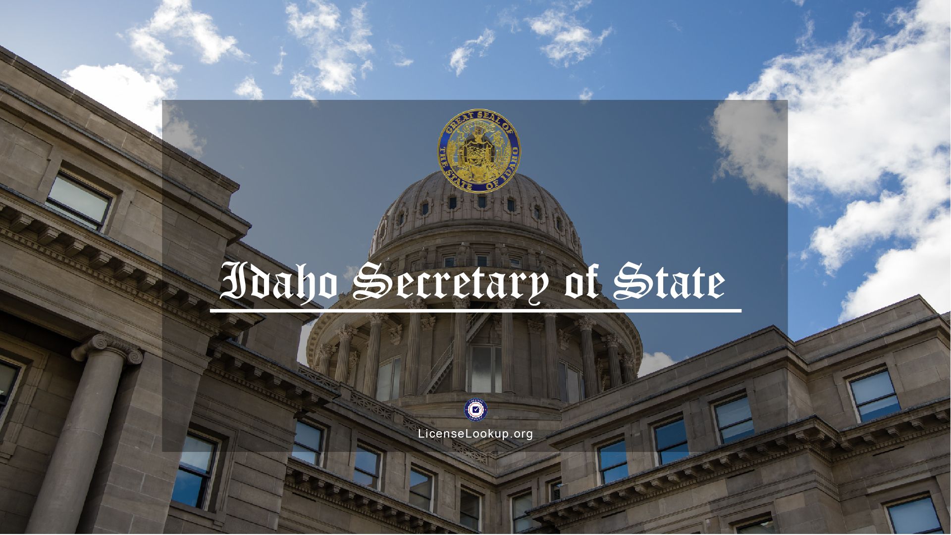 Idaho Secretary Of State | License Lookup