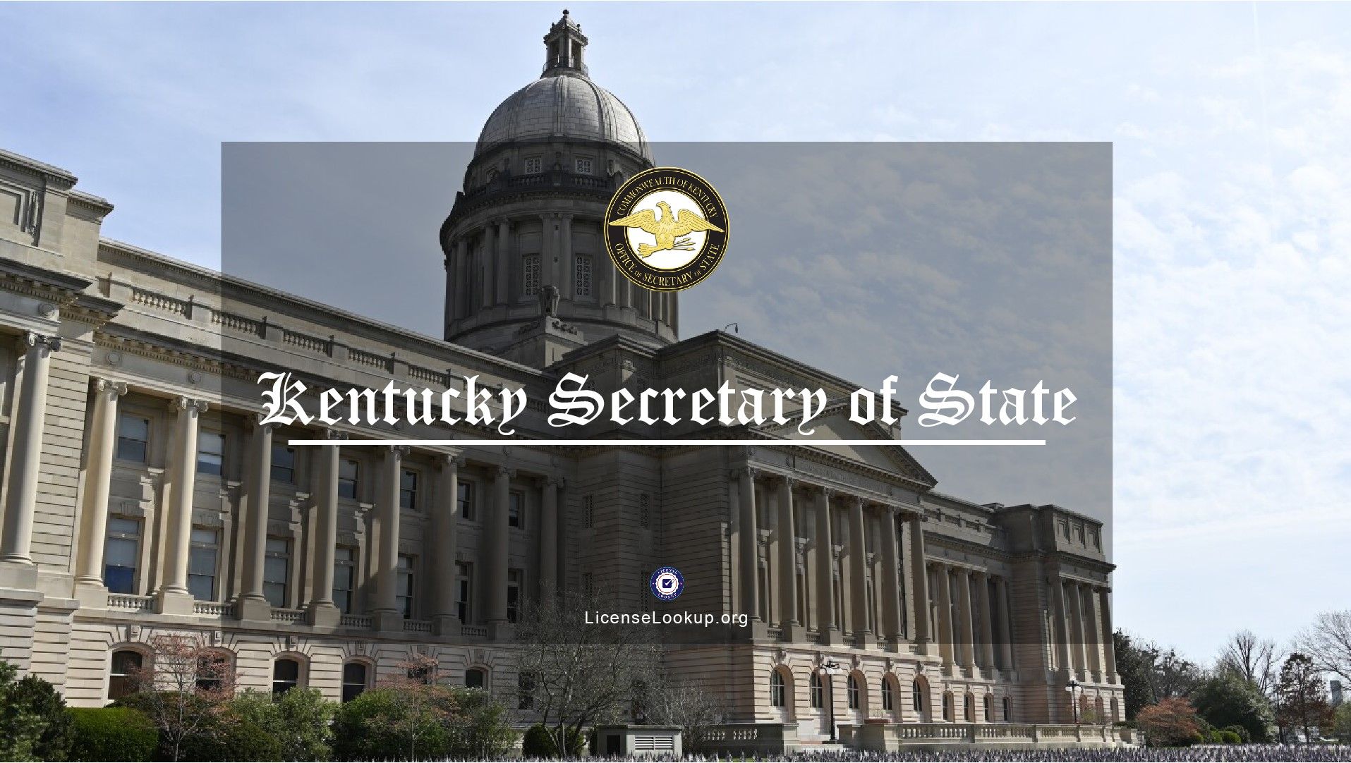 Kentucky Secretary Of State | License Lookup