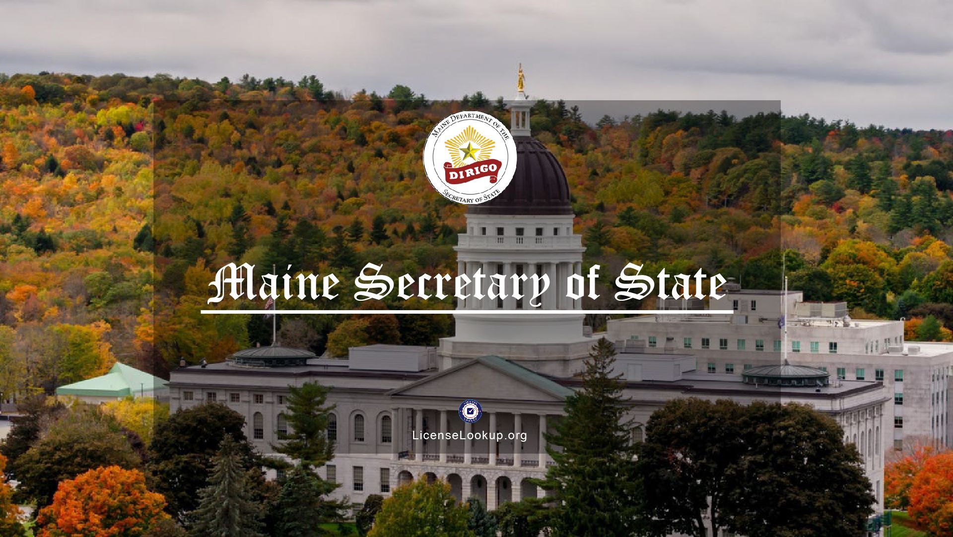 Secretary Of State Maine | License Lookup