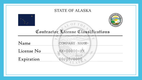 Alaska Contractor License Classifications