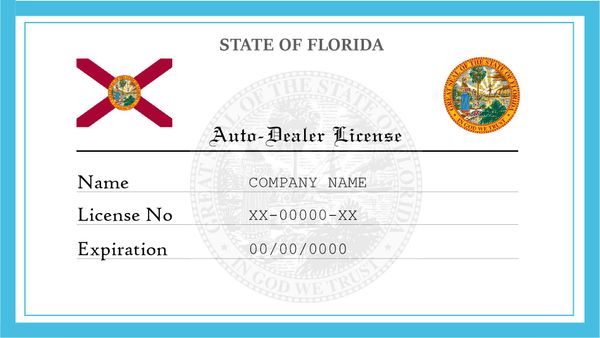 Florida Auto Dealer License