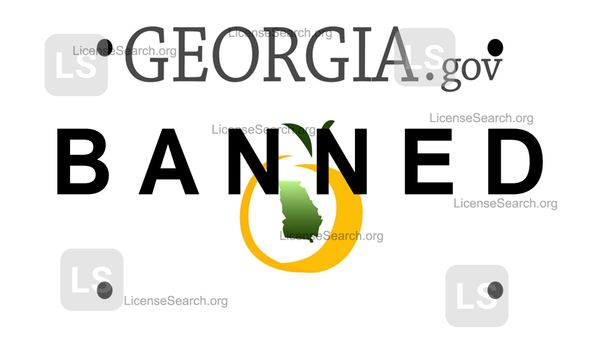 Georgia Banned License Plates