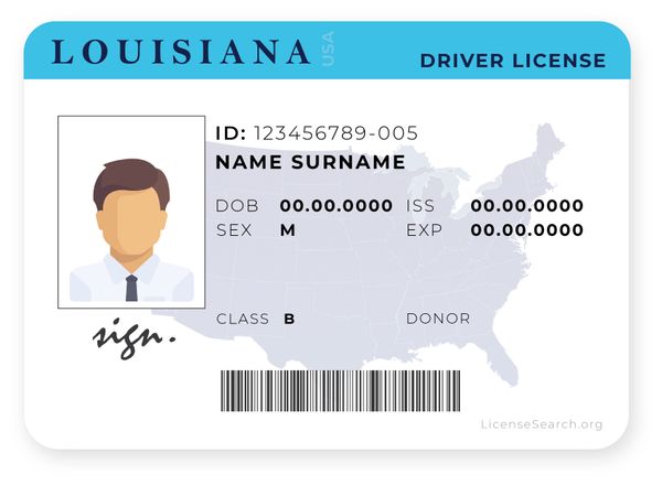 Louisiana Driver License