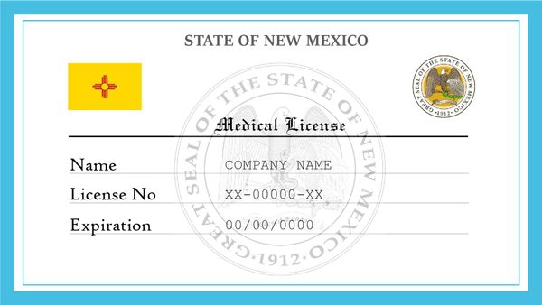 New Mexico Medical License