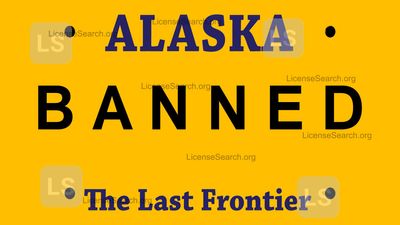 Alaska Banned License Plates