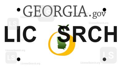 Georgia License Plate Lookup