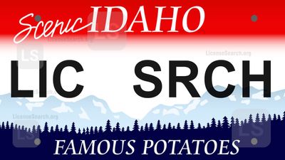 Idaho License Plate Lookup