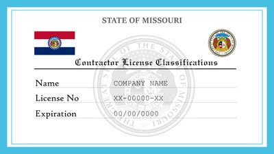 Missouri Contractor License Classifications
